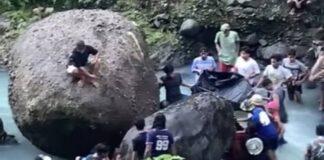 Niat Berlibur, Seorang Wanita Terseret Arus Sungai Tibu Ijo Ditemukan Terjepit Batu Besar